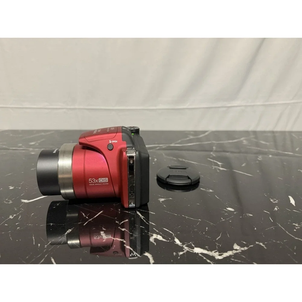 Minolta Pro Shot MN53Z-B 16MP Digital Camera with 53x Optical Zoom In Box -  Red